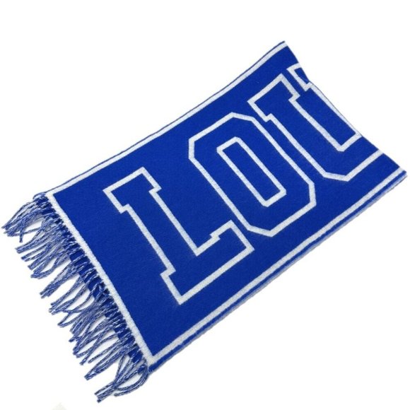 LOUIS VUITTON Echarpes-city louis Scarf Wool / Cashmere blue - Picture 1 of 10